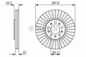 Комплект тормозных дисков (2 шт) WD0157408 на Skoda Fabia 3 2015-2021