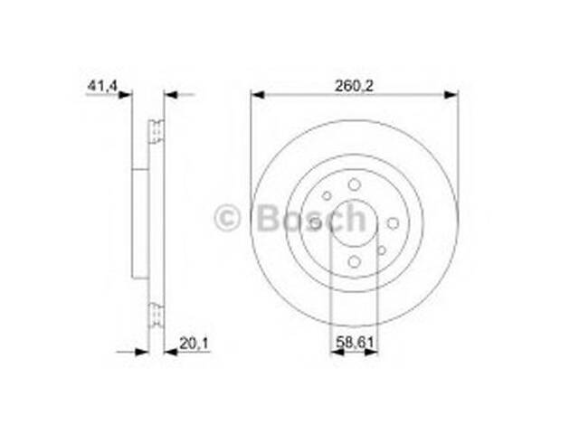 Комплект тормозных дисков (2 шт) NT0157279 на Lada (Ваз) Priora 2170-2172 2007-