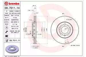Комплект тормозных дисков (2 шт) WD0157714 на Skoda Fabia 1 1999-2007