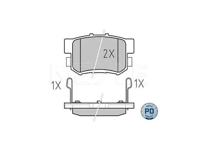 Комплект тормозных колодок TD0108485 на SUZUKI SX4 седан (GY) 2007-