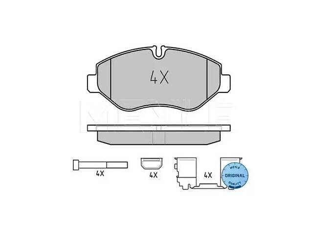 Комплект тормозных колодок TD0109723 на IVECO DAILY IV автобус 2006-2011