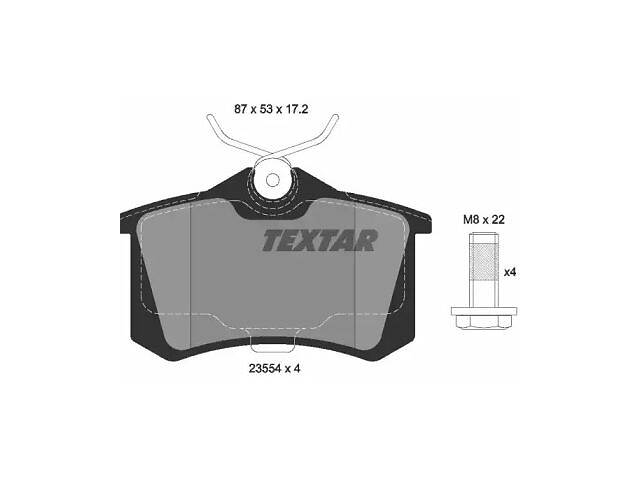 Комплект тормозных колодок TD1193205 на AUDI TT Roadster (8N9) 1999-2006