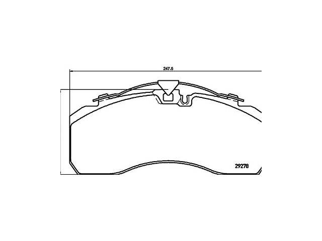 Комплект тормозных колодок TD1338778 на OLDSMOBILE 88 седан 1990-1999