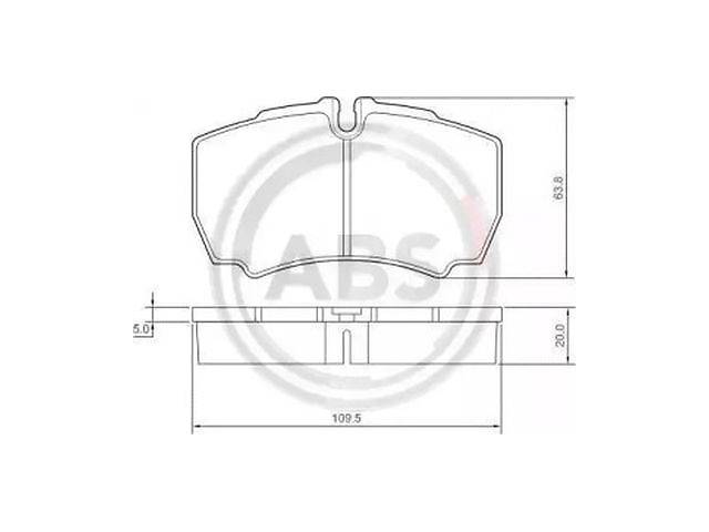 Комплект тормозных колодок TD1611131 на IVECO DAILY III Фургон/универсал 1997-2009