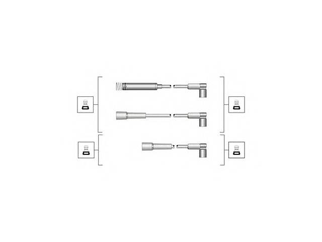 Комплект высоковольтных проводов для моделей:OPEL (KADETT,KADETT,KADETT,KADETT,CORSA,ASCONA,ASCONA,ASTRA,VECTRA,CORS...