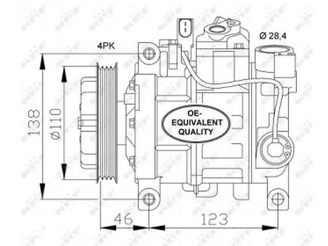 Компрессор кондиционера NT0222679 на AUDI A6 C5 1997-2005