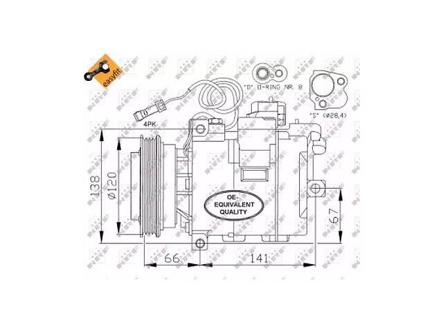 Компрессор TD1454312 на VW PASSAT (3B2) 1996-2001