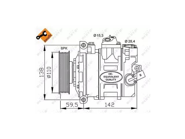 Компрессор TD1455948 на VW PASSAT (3C2) 2005-2010