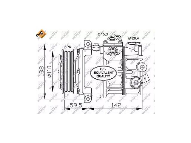 Компрессор TD1455988 на VW GOLF VII (5G1, BQ1, BE1, BE2) 2012-