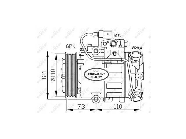 Компрессор TD1459020 на SEAT CORDOBA (6L2) 2002-2009