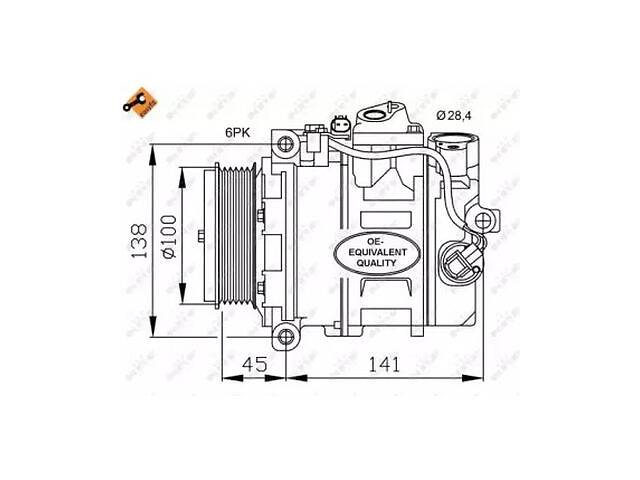 Компрессор TD1460818 на MERCEDES-BENZ VITO / MIXTO Фургон (W639) 2003-