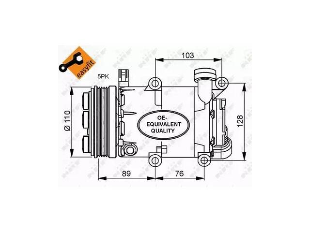 Компрессор TD1464589 на FORD FOCUS C-MAX 2003-2007