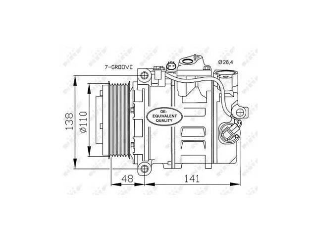 Компрессор TD1471213 на MERCEDES-BENZ VITO / MIXTO Фургон (W639) 2003-