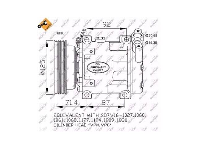 Компрессор TD1471593 на DAF LF 55 2001-