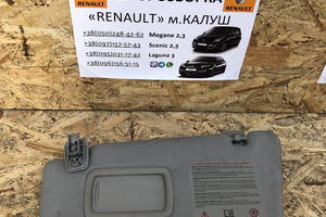 Козырек солнцезащитный левый водитель Renault Scenic 3 2009-15г (рено сценик ІІІ)