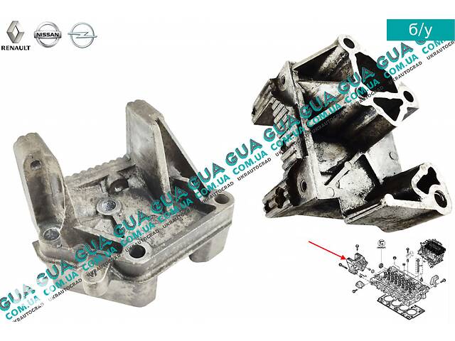 Кронштейн подушки крепления двигателя ( правый ) 8200454462 Nissan / НИССАН INTERSTAR 1998-2010 / ИНТЭРСТАР 98-10, Op...