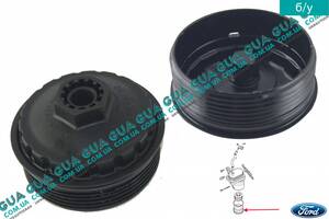 Крышка масляного фильтра 2S7Q6766AA Ford / ФОРД TRANSIT 2000-2006 / ТРАНЗИТ 00-06, Ford / ФОРД TRANSIT 2006- / ТРАНЗИ...