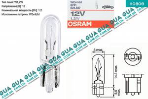 Лампа/лампочка 12V 1.2 W2x4, 6d ( в панель приладів/освітлення салону/додаткового сигналу гальмування ) 2721 A...