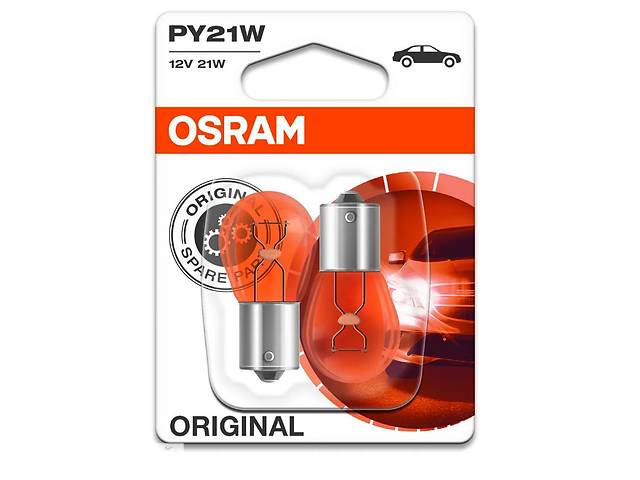 Лампа накаливания 12v 21w original 'блистер' (компл.) Osram на GEELY MK CROSS, Джили МК Кросс