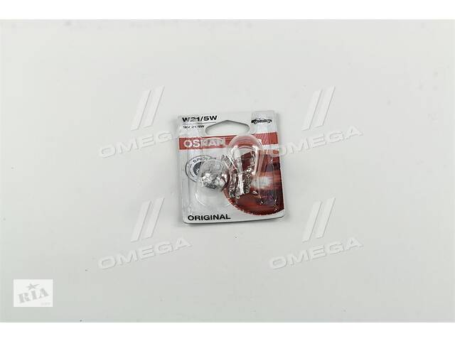 Лампа вспомогательного освещения 12V 21/5W W3x16q (2 шт) blister (пр-во OSRAM)