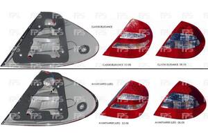 Левый задний фонарь MERCEDES 211 02-06 (артикул FP 4610 F3-E)