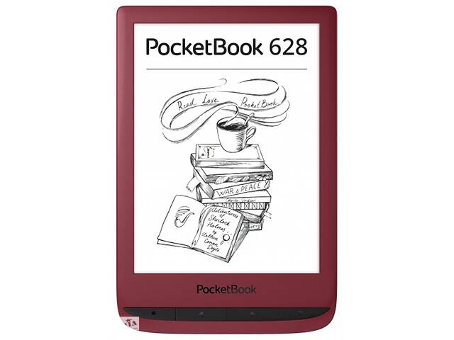 Электронная книга PocketBook 628 Ruby Red (PB628-R-CIS)