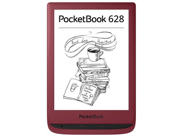 Электронная книга PocketBook 628 Touch Lux5 Ruby Red (PB628-R-CIS)