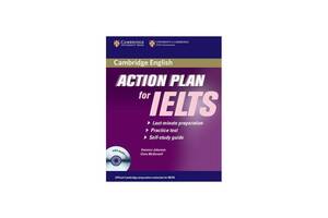 Книга Cambridge University Press Action Plan for IELTS Academic Module Self-study student's Book with Audio CD 124 с...