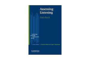 Книга Cambridge University Press Assessing Listening 290 с (9780521666619)