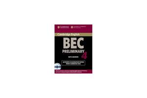 Книга Cambridge University Press Cambridge BEC Preliminary 4 SB with CDs 152 с (9780521739252)