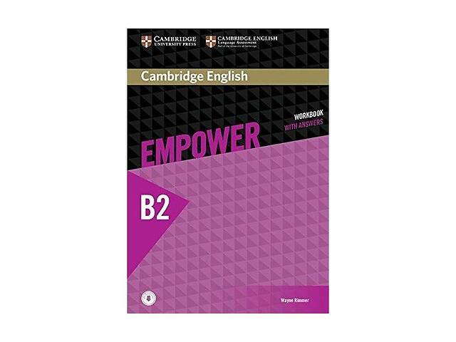 Книга Cambridge University Press Cambridge English Empower B2 Upper-Intermediate Workbook with Answers and Downloadab...