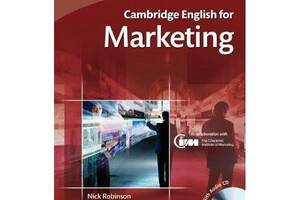 Книга Cambridge University Press Cambridge English for Marketing with Audio CDs 120 с (9780521124607)
