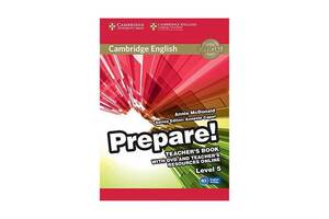 Книга Cambridge University Press Cambridge English Prepare! 5 teacher's Book with DVD and teacher's Resources Online...