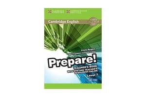 Книга Cambridge University Press Cambridge English Prepare! 7 teacher's Book with DVD and teacher's Resources Online...