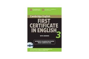 Книга Cambridge University Press Cambridge FCE 3 Self-study Pack for update exam 175 с (9780521739320)