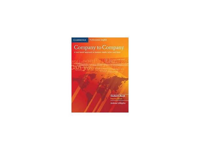 Книга Cambridge University Press Company to Company SB 128 с (9780521609753)