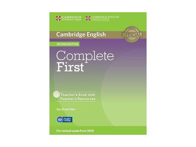 Книга Cambridge University Press Complete First 2nd Edition teacher's Book with teacher's Resources CD-ROM 112 с (978...
