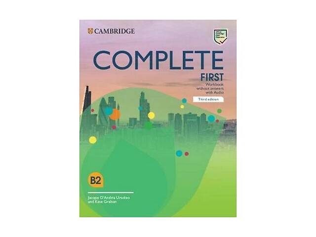 Книга Cambridge University Press Complete First Third Edition Workbook without answers 60 с (9781108903356)