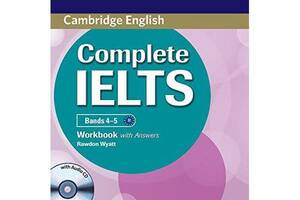 Книга Cambridge University Press Complete IELTS Bands 4-5 Workbook with answers and Audio CD 84 с (9781107602458)