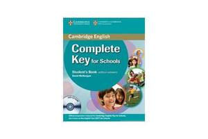 Книга Cambridge University Press Complete Key for Schools Student's Book without answers with CD-ROM 152 с (978052112...