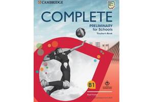 Книга Cambridge University Press Complete Preliminary for Schools teacher's Book with Downloadable Resource Pack 144...