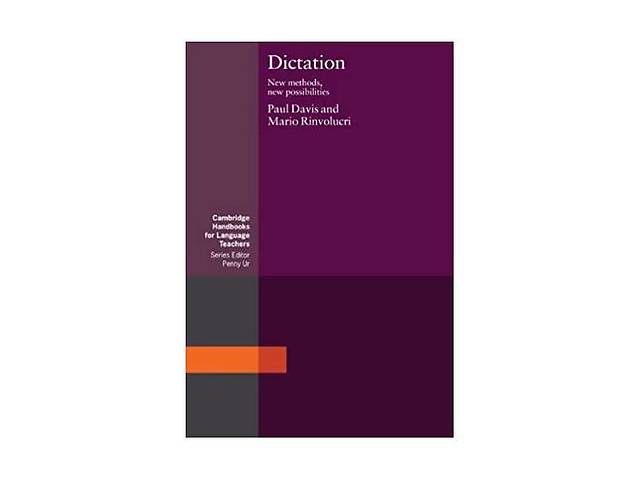 Книга Cambridge University Press Dictation 132 с (9780521348195)