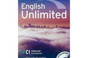 Книга Cambridge University Press English Unlimited Advanced Coursebook with e-Portfolio DVD-ROM 160 с (9780521144452)