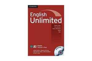 Книга Cambridge University Press English Unlimited Starter teacher's Pack teacher's Book with DVD-ROM 96 с (978052172...