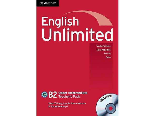 Книга Cambridge University Press English Unlimited Upper-Intermediate teacher's Pack teacher's Book with DVD-ROM 128...