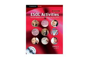 Книга Cambridge University Press ESOL Activities Entry 3 Book with Audio CD 128 с (9780521712408)