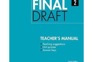 Книга Cambridge University Press Final Draft 2 teacher's Manual 80 с (9781107495425)