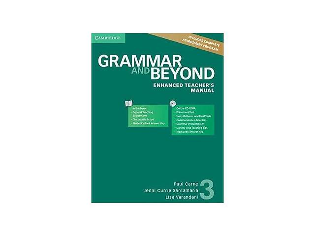 Книга Cambridge University Press Grammar and Beyond 3 Enhanced teacher's Manual with CD-ROM 80 с (9781107690691)