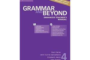 Книга Cambridge University Press Grammar and Beyond 4 Enhanced teacher's Manual with CD-ROM 64 с (9781107655737)
