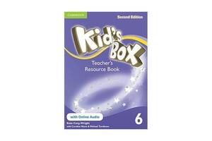 Книга Cambridge University Press Kid's Box Second edition 6 Teacher's Resource Book with Online Audio 144 с (97811076...